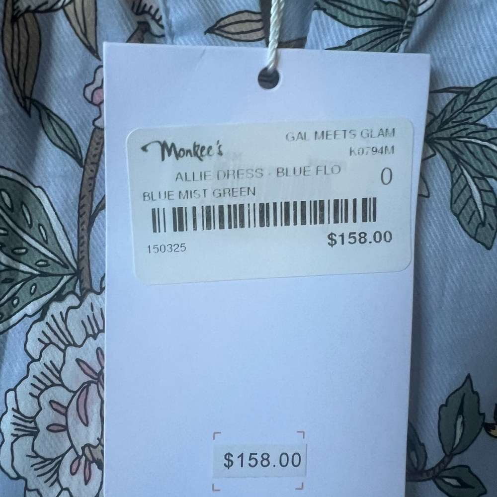 Floral Dress - Blue - Picture 4 of 7